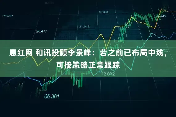 惠红网 和讯投顾李景峰：若之前已布局中线，可按策略正常跟踪